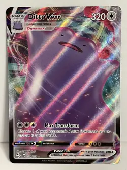 Ditto VMAX 051/072 Ultra Rare Full Art Pokemon Shining Fates NM - Image 1