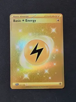 Pokemon TCG Basic Lightning Energy Scarlet & Violet-Base Set 257/198 Hyper Rare - Image 1
