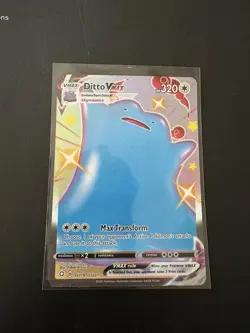 Pokemon TCG Ditto VMAX SV119/SV122 SWSH Shining Fates Shiny Holo Rare - NM - Image 1