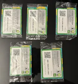 Pokemon Ascended Heroes N’s Zekrom Promo 031 Sealed Rare Full Art X5 - Image 2