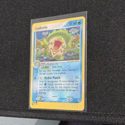 Ludicolo 7/100 Holo Rare Pokemon ex Sandstorm LP with SWIRL - Image 1