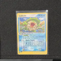 Ludicolo 7/100 Holo Rare Pokemon ex Sandstorm LP with SWIRL - Image 2