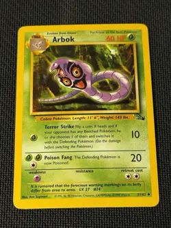 Arbok 31/62 - Pokemon Fossil 1 - Image 1