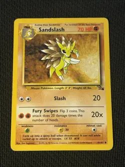 Sandslash 41/62 - Pokemon Fossil 1 - Image 1