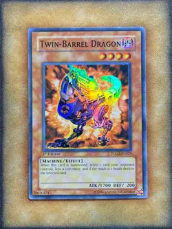 Yugioh Twin-Barrel Dragon TDGS-EN029 Super Rare 1st Ed NM - Image 1