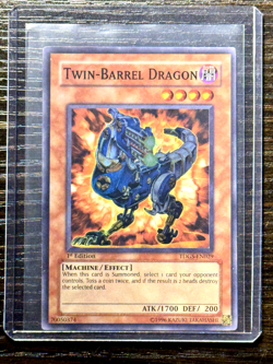 YuGiOh! SUPER RARE Twin-Barrel Dragon [TDGS-EN029] 1st Edition - Near Mint (NM) - Image 1