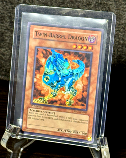 YuGiOh! SUPER RARE Twin-Barrel Dragon [TDGS-EN029] 1st Edition - Near Mint (NM) - Image 3