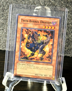 YuGiOh! SUPER RARE Twin-Barrel Dragon [TDGS-EN029] 1st Edition - Near Mint (NM) - Image 4