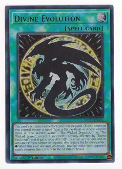 Yugioh Divine Evolution EG01-EN004 Ultra Rare 1st Ed - Image 1