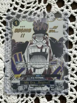 One Piece CCG My Era...Begins!! Blackbeard manga Event Card OP09-096 Trigger - Image 1
