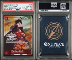Monkey.D.Luffy Offline Regional 2024 Vol. 2 Finalist P-001 One Piece PSA 10 - Image 3