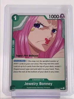 JEWELRY BONNEY 2022 ONE PIECE WORST GENERATION COMMON C #ST02-007 Q5600 - Image 1