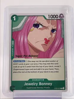 JEWELRY BONNEY 2022 ONE PIECE WORST GENERATION COMMON B #ST02-007 Q5600 - Image 1