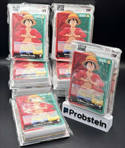 Lot of (8) One Piece TCG Monkey.D.Luffy Demo Deck PRE-ERRATA OP-01 SEALED - Image 1