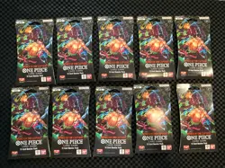 One Piece OP-06 Wings Of The Captain Blister Booster Packs Lot of 10 - Image 1