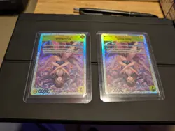 2x Nico Robin EB03-055 SR Super Rare English One Piece TCG NM Heroines Edition - Image 2