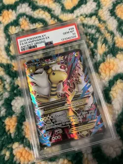 2015 FA/M Mega Amphoros Ex Ancient Origins Pokemon Card PSA 10 Gem Mint LOW POP! - Image 1