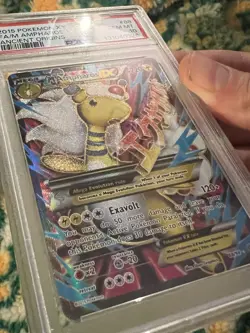 2015 FA/M Mega Amphoros Ex Ancient Origins Pokemon Card PSA 10 Gem Mint LOW POP! - Image 3