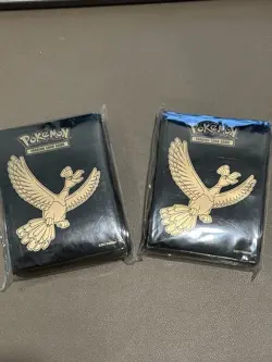 LOT of 2!! Pokemon TCG Shining Legends Ho-oh Card Sleeves 65ct per (130 total) - Image 1