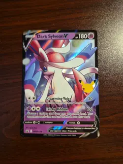 Dark Sylveon V SWSH134 SWSH Sword & Shield Promo Card Pokemon Celebrations NM - Image 3