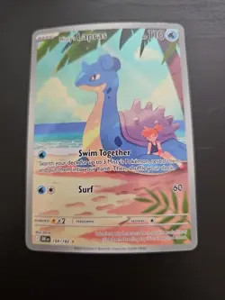 Pokemon TCG Misty's Lapras Illustration Rare Card 194/182 Destined Rivals - Image 1