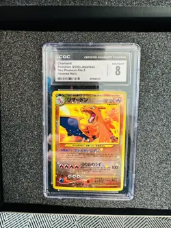 Vintage Charizard N.006 Pokemon Card Prof CGC Graded Japanese - Image 2