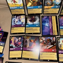 Lorcana TCG Card Lot Of 37 Cards W. Super Rare Card Included See Pictures - Image 4