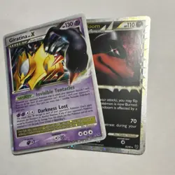 Pokemon Giratina LV.X & Houndoom Holo Card Lot Nintendo 2009 - 124/127 82/90 - Image 1
