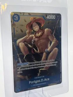 Bandai Portgas.D.Ace P-074 Special Foil Character One Piece Card Game - Image 1