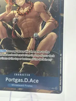 Bandai Portgas.D.Ace P-074 Special Foil Character One Piece Card Game - Image 5