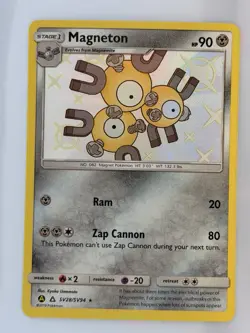 MAGNETON HOLO POKEMON CARD SV28/SV94 HIDDEN FATES SHINY NEVER PLAYED NM - Image 1