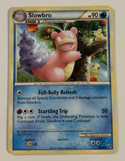 Slowbro 38/90 Undaunted Regular - Pokemon Card LP - Image 1