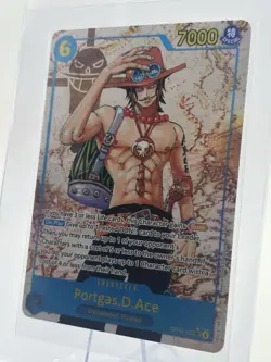 Bandai Portgas.D.Ace OP13-119 SEC Foil Rush 7000 One Piece Character Card - Image 1