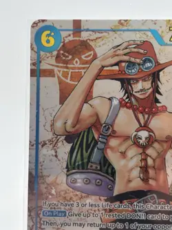 Bandai Portgas.D.Ace OP13-119 SEC Foil Rush 7000 One Piece Character Card - Image 3