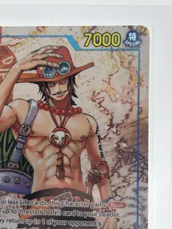 Bandai Portgas.D.Ace OP13-119 SEC Foil Rush 7000 One Piece Character Card - Image 4