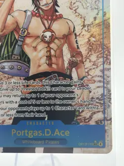 Bandai Portgas.D.Ace OP13-119 SEC Foil Rush 7000 One Piece Character Card - Image 5