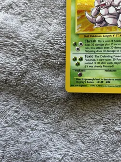Pokemon TCG Nidoking Base Set 2 Holo Unlimited Rare Card - Image 3