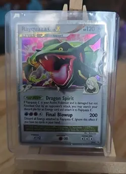 Pokemon TCG Rayquaza C LV.X Black Star Promotional Holo Card DP47 - Image 1