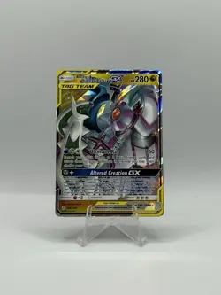 Pokemon Arceus & Dialga & Palkia GX *LP 156/236 SM - Cosmic Eclipse Tag Team - Image 1
