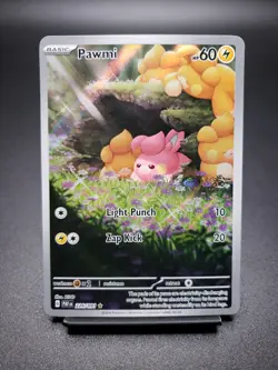 Pokemon Pawmi 226/091 Illustration Rare Paldean Fates Card - Image 1