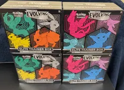 (4) Pokemon TCG SWSH: Evolving Skies Elite Trainer Box ETB NEW FACTORY SEALED! - Image 2