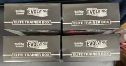 (4) Pokemon TCG SWSH: Evolving Skies Elite Trainer Box ETB NEW FACTORY SEALED! - Image 3