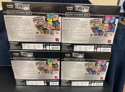 (4) Pokemon TCG SWSH: Evolving Skies Elite Trainer Box ETB NEW FACTORY SEALED! - Image 5
