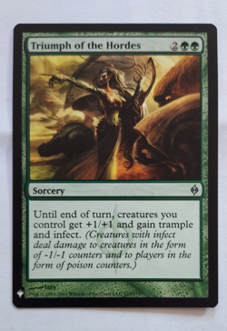 Triumph of the Hordes | The List | New Phyrexia Reprint | NM | MTG - Image 1