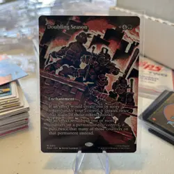 Doubling Season (Borderless) Teenage Mutant Ninja Turtles Source Material MTG - Image 1