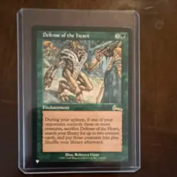 Wizards of the Coast Defense of the Heart Green Enchantment 1999 Rebecca Guay - Image 1