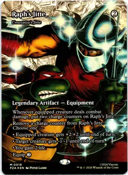 Raph's Jitte - Umezawa's Jitte (Borderless Foil) - Teenage Mutant Ninja Turtles - Image 1