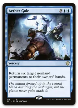 Aether Gale #113 (LP) Commander 2021 C21 Magic MTG - Image 1