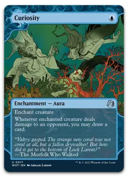 Curiosity #17 (LP) Wilds of Eldraine WOT Magic MTG - Image 1