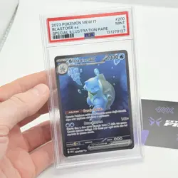 CARTA POKEMON CARD BLASTOISE EX 200/165 2023 - MEW 151 - ITA - PSA 9 - - Image 2